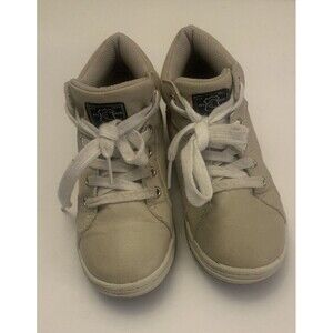 Boy’s Beige And Gray Carters High-top Sneakers - Size13 Kids